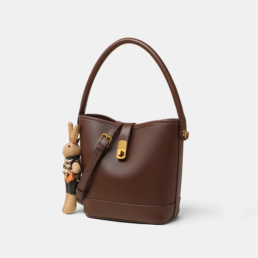 Bolsa Viney Cowhide Bag Women's Boleto informal de cubo casual de lujo Regalo de cumpleaños de Bolsas Crossbody