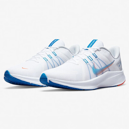 
Nike (NIKE) men's shoes Spring new sports shoes REVOLUTION 7 mesh breathable casual shoes lightweight cushioned running shoes DA1105-101/QUEST 4/white and blue flying line 40.5