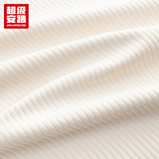 Super Anta Ice Silk T丨Sports Short Sleeve T-Shirt Women's Summer Yoga Pilates Slim Fit Top Women 162527197U Fish Belly White-1 XL/Female 175