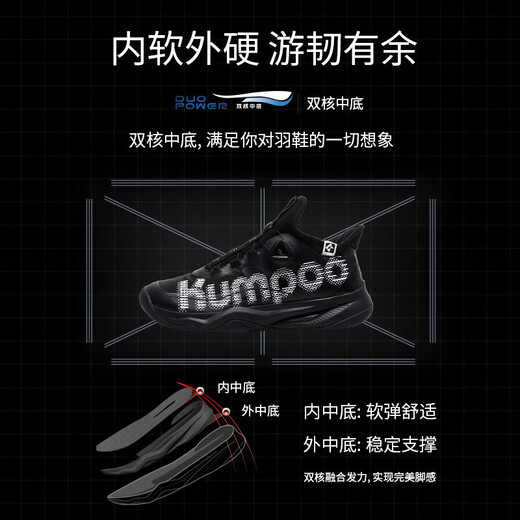 Xunfeng [новый продукт] обувь для бадминтона мужская ручка летающих пряжек G826S, поглощающие и анти-торсионные кроссовки, женские кроссовки Xunfeng Houyi Pro White, Red и Black 35