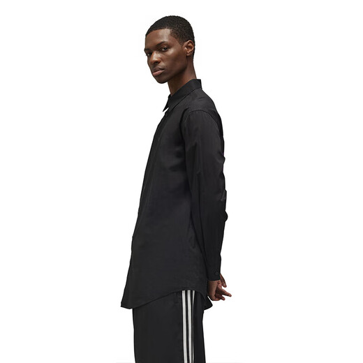 Y-3 [Muss für Reisen] Y3 Herrenhemden, Männer und Frauen gleiche gedruckte lässige Hemden 51JE9274 Schwarz XS