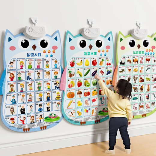 Tableau de l'affiche audio de l'éducation de la petite enfance pour enfants