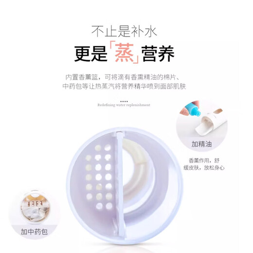 Golden Rice facial steamer, hot and cold double spray, moisturizing facial steamer, spray instrument, beauty instrument, hot spray, beauty salon, cold spray machine, facial opening pores, moisturizing, rejuvenating, facial cleansing, hot and cold multi-purpose, upgraded model
