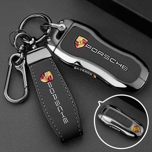 Chaomeng подходит для Porsche Paramela Key Cover Macan Cayenne 718 Men 911 ЖЕНЩИНА ЖЕНЩИНА ФУНТАЛЬНЫЙ МЕТАЛЛОВА