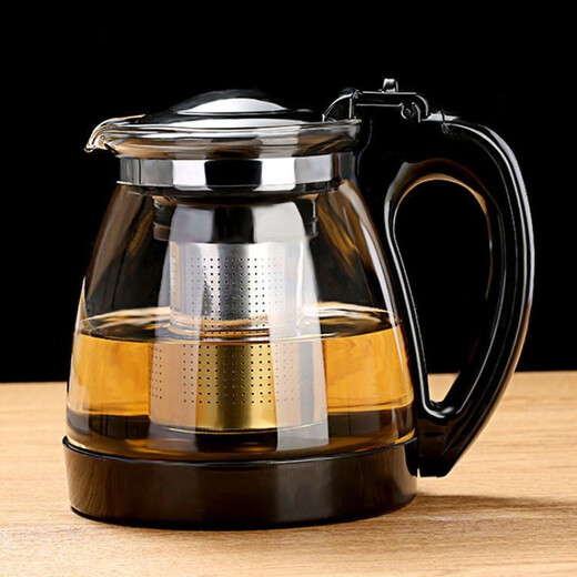 LNGA LANDGRE Germany imported quality glass teapot large capacity teapot teacup set with filter household high temperature resistant tea making single pot 2000ml