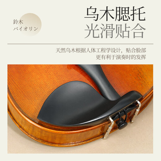 SUZUKI日本铃木小提琴欧料手工实木儿童成人4/4专业考级进阶 SV-20AL