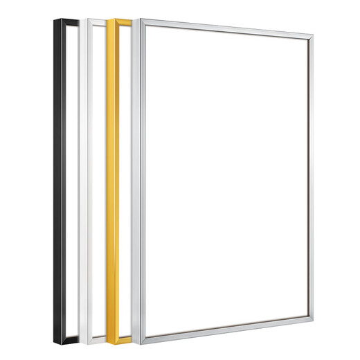 Shantou Lincun rechtwinkeliger A4 -Fotorahmen Aluminiumlegierung Open Advertising Frame A3 Poster Frame Magnetic Einfacher Bilderrahmen Factory Direktvertrieb Schwarz 270*3878K Größe