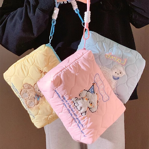 Sac de maquillage de fan ye pour les femmes avec un sac de rangement léger de dortoir extérieur portable de grande capacité