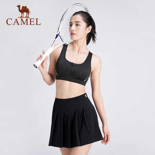 
Camel (CAMEL) sports underwear for women shockproof running yoga gathering without steel rings and wearing fitness vest bra to prevent sagging J0S1Q9905, quicksand purple XL