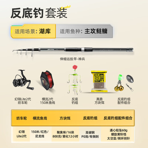 Handing Sea Rod Sea Pole Pole Pole Set 2.1m Handing Divine Soldier (single rod without wheels)