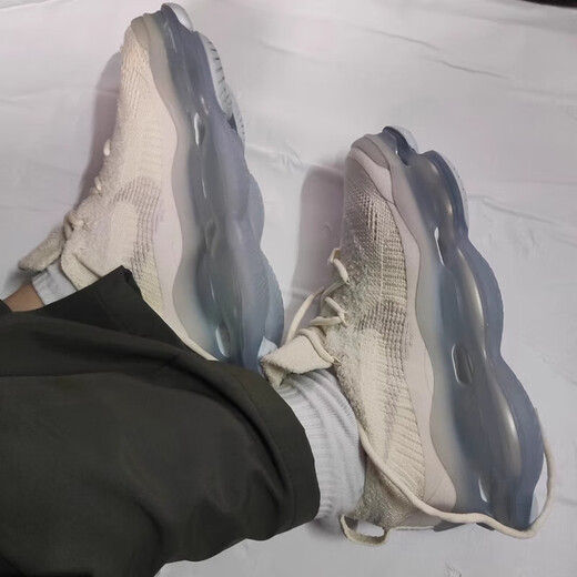 耐克（NIKE）AirMaxScorpiFK新款全掌大气垫跑步鞋DJ4702-001 白灰fq2694-001男款 41
