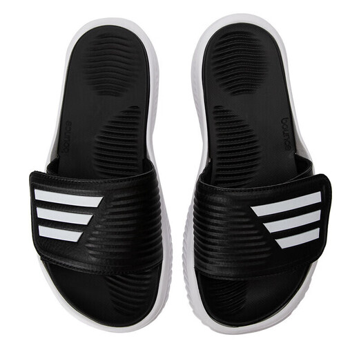 Adidas Slippers Chaussures masculines Nouveaux tongs d'été Flipp Belon Natation de la maison Comfort et Sandales décontractées légères GY9415 / Black 40.5