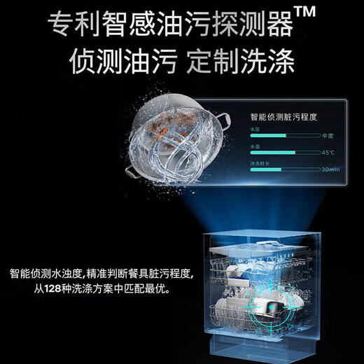 Siemens large-capacity built-in dishwasher crystal bud drying Jingyu intelligent large-capacity intelligent cleaning Rubik's cube intelligent detection micron steam washing ten days and ten nights long-lasting antibacterial storage SJ45ZC24MC 18 sets of crystal buds