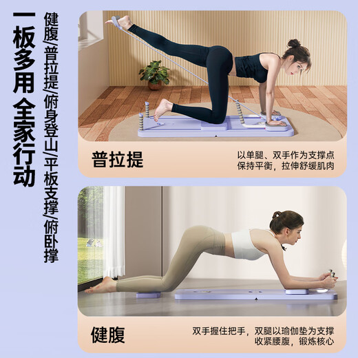 Sean Lee Multi -Function Prapi core board can fold the home postpartum recovery training rolling abdominal muscle abdominal muscles and abdominal board purple Pilati