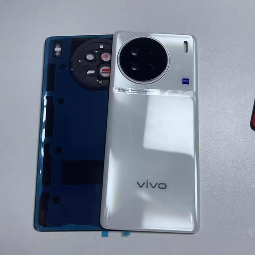Vivo is suitable for X90s original back cover glass x90pro+ original disassembled rear shell battery cover back shell shell original X90 black original middle frame shell