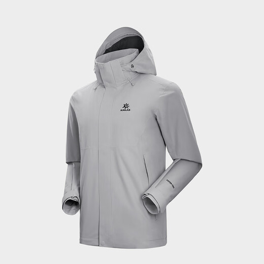 KAILAS Kailer Stone Hunting Jacket Men's FILTERTEC 2L Waterproof Outdoor Windproof Breathable Hooded Mountaineering Jacket Light Cloud Gray M