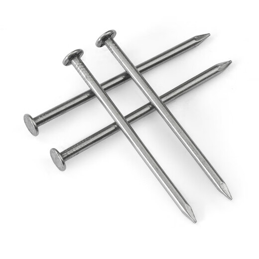 Huxin nails iron nails round nails carpentry nails small foreign nails 1.5 inches 2 inches 3 inches 4 inches 7 inches 8 inches 9 inches 10 inches 12 inches yuan nails wholesale 2 inches 50mm (1 kg about 480 pieces)