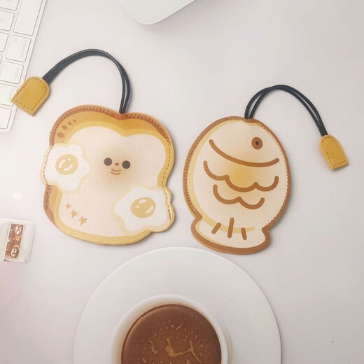 Meipai Key Pull-up Cartoon Electric Vehicle de grande capacité Pack de clés créatifs Car universelle mignonne ouverte SN6398 Pack de clés de toast jaune