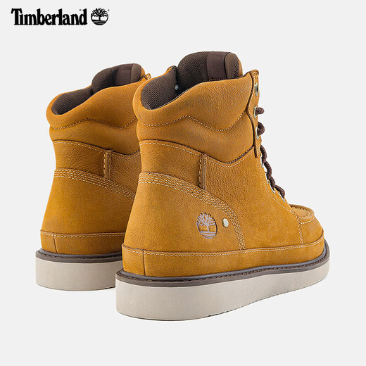 Timberland Chaussures officielles pour hommes Mid-Top Boots Outdoor Outdoor Business Commutant Comfort Leather A698F A698F754 / Wheat Color 44.5