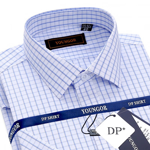 CHIRME DE MENSE DE YAGEOL MENDE MENS COTON COTON PURT COTTON PLaid Plaid Business d'âge moyen