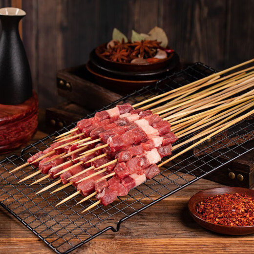 羊门宴  羊肉串50串/净重675g  轻调理半成品 露营户外烧烤食材源头直发