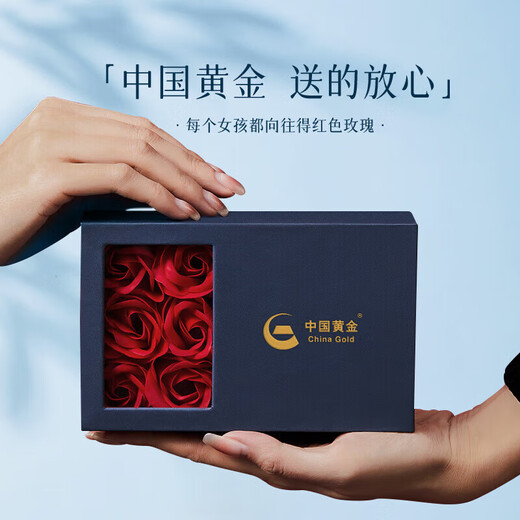 China Gold (CHINA GOLD) Qingcheng pure silver earrings for women, high-end silver earrings, earrings, birthday gifts for girlfriends and wives, wedding anniversary Qingcheng earrings-Topaz Jingsuda