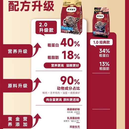 FREGATE ISLAND PREMIUM SELECTION German curly cat food, fresh meat food for adult cats and kittens, curly cat baked cat food, krill oil, full price cat food, adult cat food, chicken flavor, 0 pressed milk baked food 1.8kg 0g, free trial, refund if you don't eat