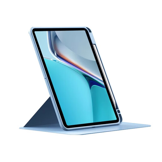 
Min Qiao is suitable for iPad Pro rotating with pen slot protective cover 9.7-inch ipadpro 9.7-inch flat shell iPad Apple iPad ProA1674 flip jacket anti-fall A1675 belt [Lavender gray] A1673/A1674/A16755