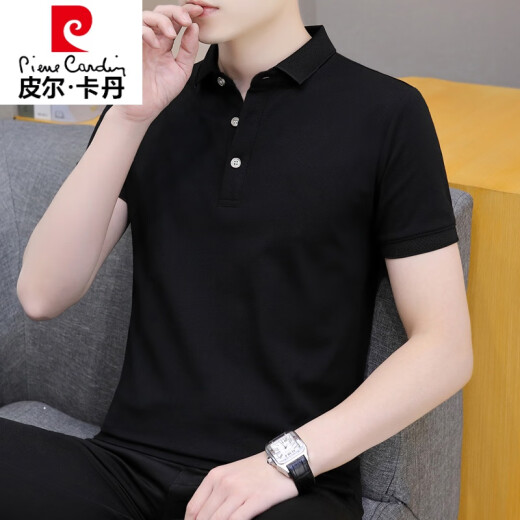 Pierre Cardin Sommerkragen T-Shirt Herren Kurzärärmelte Polo-Hemd Revers.