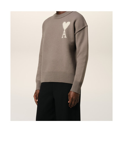 Ami Paris 25SS 长袖羊毛毛衣 女士 图色UKS090KN0090. 20 |    XXL