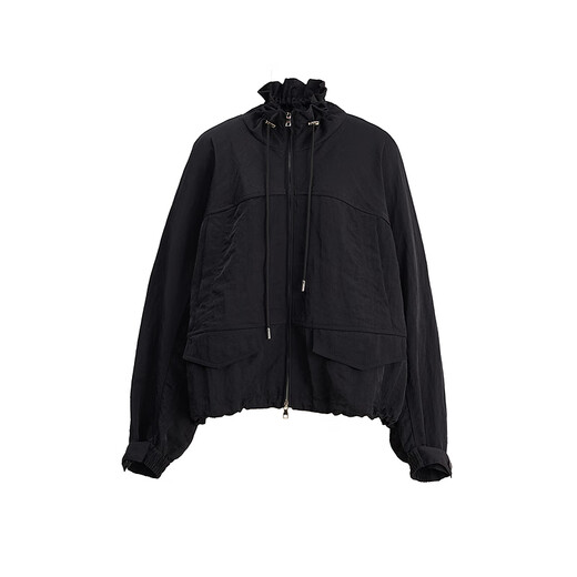 AUM (AUM) Easy Suit AUM 2025 Spring New Outdoor Style Work Wear Vest Black Jacket Trousers Black Top S