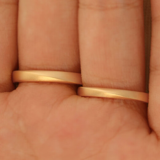 Key to True Love <Endless Love> Möbius Band 18K Gold Couple Ring Diamond Ring Wedding Ring Engraving Customized 18K Gold Women's Style Customization cycle 7 working days/Delivery date will be negotiated