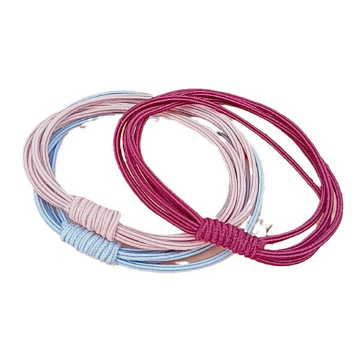 Internet celebrity headband and hair band, small and fresh Korean style headwear, girl's heart-tied hair accessories, four-in-one rubber band, four-in-one hair band, 10 pieces