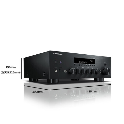 
Yamaha R-N600A HiFi Streaming Hi-Fi Amplifier Fever USB Fiber/Coaxial Digital Input Bluetooth WIFI Phono Port Black