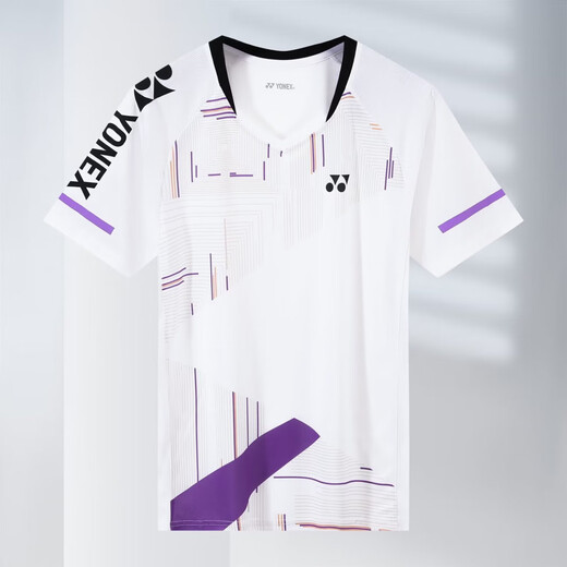 2025 new spring badminton suit men and women short-sleeved competition suit set quick-drying breathable sports competition training suit 7028 blue men's suit 2XL
