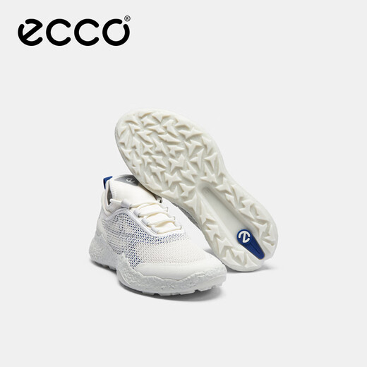 Ecco Biom Sneakers 2025 Summer New Golg Chaussures pour hommes Mesh Breathable Casual Sports Golf 138004 blanc / bleu 13800461109 40