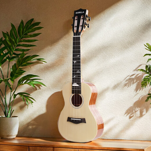 
Gerila [New Product] Ukulele Y01R Spruce Mahogany Wooden Veneer Beginners 23-inch 26-inch Small Guitar 26-inch Spruce Back Veneer + Accessories Teaching
