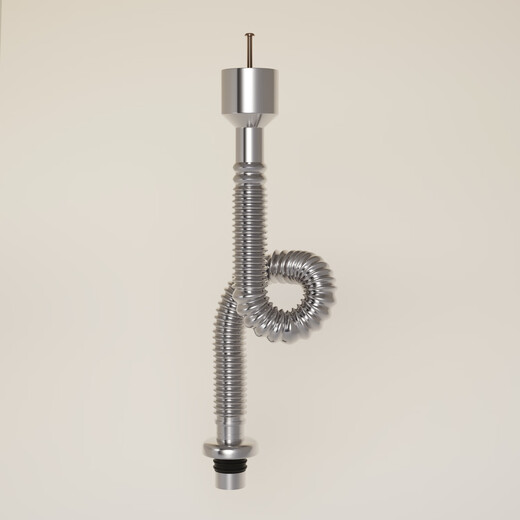 Dezhong urinal sewer pipe drainage pipe p215 2 pieces pack 85 cm