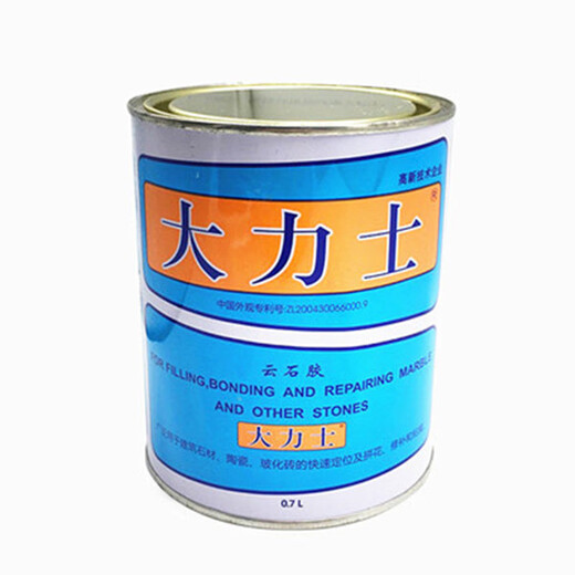 Dalishi Wuhan Keda Dalishi Marble Glue Strong Ceramic Tile Basin Repair Bonding Glue 0.7L Transparent 675g Cooling Agent Putty Knife Sandpaper
