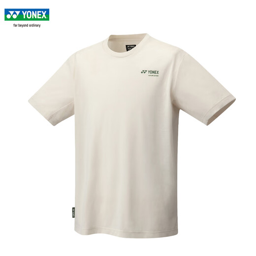 Yonex yonex badminton uniform yy Sportswear 16671cr schweißabsorbierende T-Shirt-Shorts umweltfreundliche Serie Herren T-Shirt 16833bcr Ice Beige 2xl