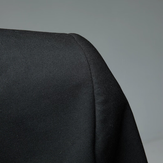 Dibinze large size suit suit men's solid color wedding dress interview business fat man high-end suit black XL