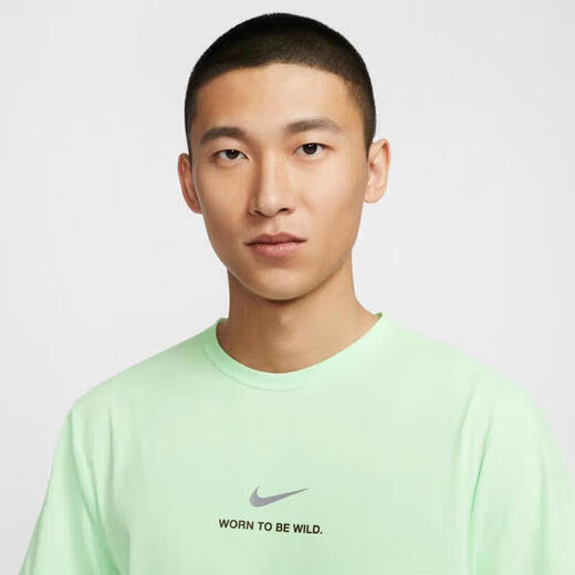 耐克（NIKE）T恤男 夏季新款运动服健身训练潮流时尚舒适透气圆领半袖短袖 HF6169-376/ 2XL