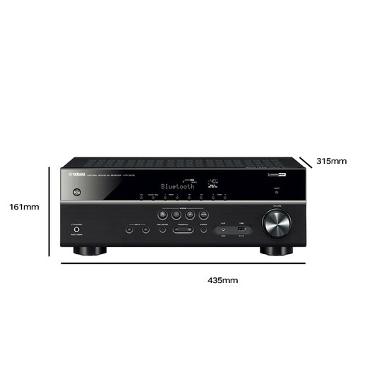 Yamaha HTR-3072 audio speaker home theater 5.1 channel AV amplifier 4K Dolby DTS Bluetooth USB imported black
