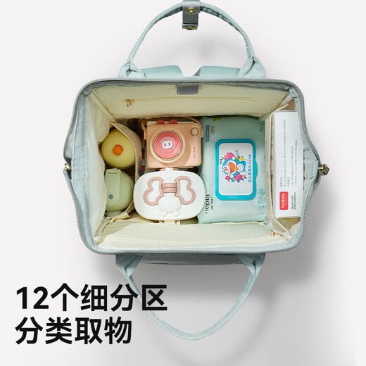 Taoqibaby Mother Sac Baby Outting Supplies Mother and Baby porte du lait sur les deux épaules de grande capacité Mère sac à mère sale et sac