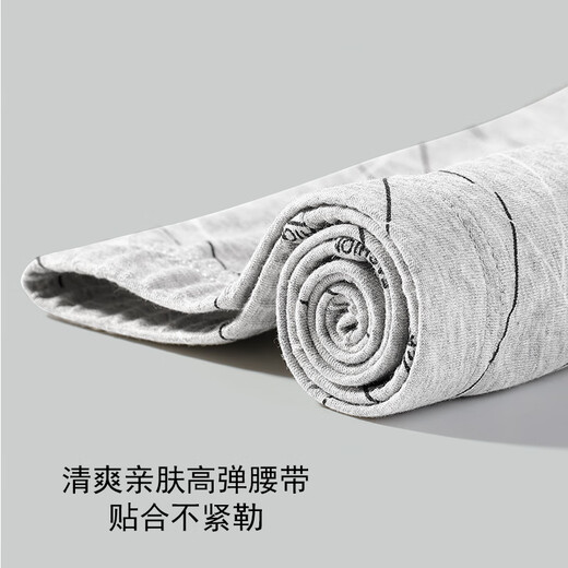Hengyuanxiang [7A Antibakteriell] Große Unterwäsche für Männer reine Baumwollboxer-Zeh-Männer Mid-T-Waist Boxer Shorts 4 Sommer