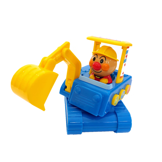 出口日本原装面包细菌超人发条三轮车线遥控车声音挖土机火车玩具 AP发条火车粉色