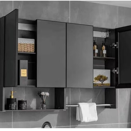 Customized honeycomb aluminum balcony washing machine hanging cabinet laundry wardrobe hanging cabinet wall-mounted storage cabinet storage wall cabinet 130 wide * 80 high * 30 deep