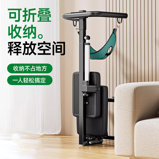 梦多福颈椎牵引器颈椎牵引椅吊挂式家用电动颈椎颈部拉伸牵引神器全自动 电动款-精工品质 静音电机 可折叠-加粗精钢-安全舒适