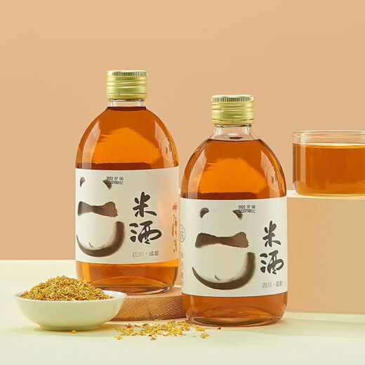 成都理工成都川红锦桂花玫瑰米酒果酒糯米酒微醺低度微醺6度女士酒0脂果味 719ml桂花清米酒