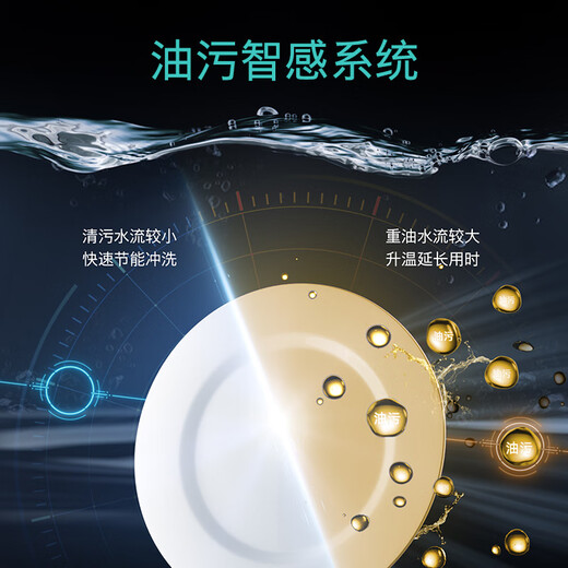 Siemens (SIEMENS) 12 sets of built-in dishwashers with large inner cavity under the stove, super-sensing cabin, precise vortex washing, super first-class water effect, crystal bud drying, Jingyu Smart SE45ZB88KC